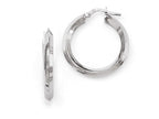 FJC Finejewelers Sterling Silver Polished Hoop Earrings