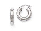 FJC Finejewelers Sterling Silver Polished Hoop Earrings