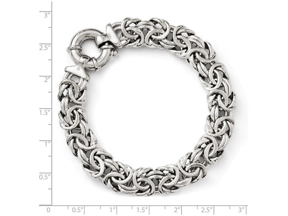 FJC Finejewelers Sterling Silver Fancy Link Bracelet