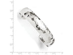 FJC Finejewelers Sterling Silver Polished Hammered Slip-on Bangle