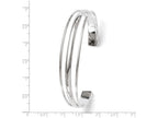 FJC Finejewelers Sterling Silver Polished Fancy Slip-on Bangle