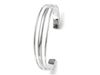 FJC Finejewelers Sterling Silver Polished Fancy Slip-on Bangle