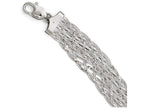 FJC Finejewelers Sterling Silver Polished Braided Bracelet