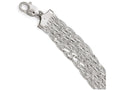 FJC Finejewelers Sterling Silver Polished Braided Bracelet