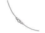 FJC Finejewelers Sterling Silver Polished Anklet W/1in Ext With All Silver Beads