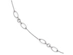 FJC Finejewelers Sterling Silver Fancy Link Anklet 9 With 1in Extention
