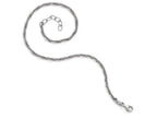 FJC Finejewelers Sterling Silver Fancy Chain Anklet