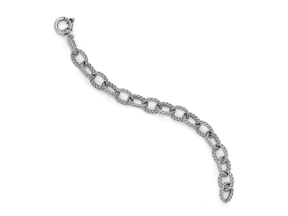 FJC Finejewelers Sterling Silver Woven Link Bracelet