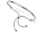 FJC Finejewelers Sterling Silver Polished Adjustable Bangle
