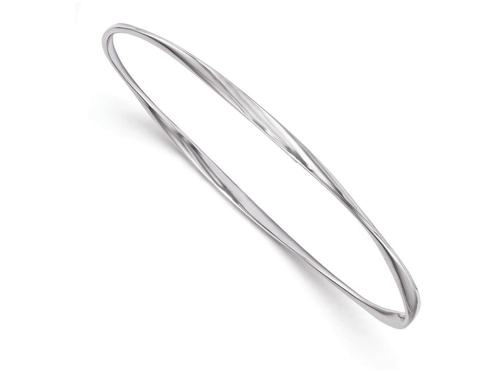FJC Finejewelers Sterling Silver Polished Twisted Bangle
