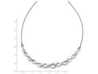 FJC Finejewelers Sterling Silver Polished Infinity With 2in Ext. Necklace
