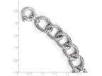 FJC Finejewelers Sterling Silver Polished Textured Bracelet