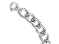 FJC Finejewelers Sterling Silver Polished Textured Bracelet
