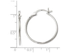 FJC Finejewelers Sterling Silver Polished Hinged Hoop Earrings