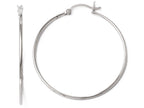 FJC Finejewelers Sterling Silver Polished Hinged Hoop Earrings