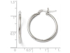 FJC Finejewelers Sterling Silver Polished Hinged Hoop Earrings