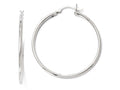 FJC Finejewelers Sterling Silver Polished Hinged Hoop Earrings