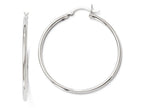 FJC Finejewelers Sterling Silver Polished Hinged Hoop Earrings
