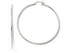 FJC Finejewelers Sterling Silver Polished Hinged Hoop Earrings