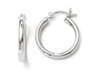 FJC Finejewelers Sterling Silver Polished Hinged Hoop Earrings