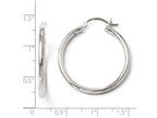 FJC Finejewelers Sterling Silver Polished Hinged Hoop Earrings