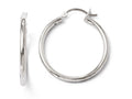 FJC Finejewelers Sterling Silver Polished Hinged Hoop Earrings