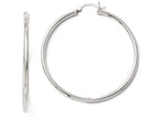 FJC Finejewelers Sterling Silver Polished Hinged Hoop Earrings
