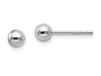 FJC Finejewelers Sterling Silver Polished Ball Post Earrings