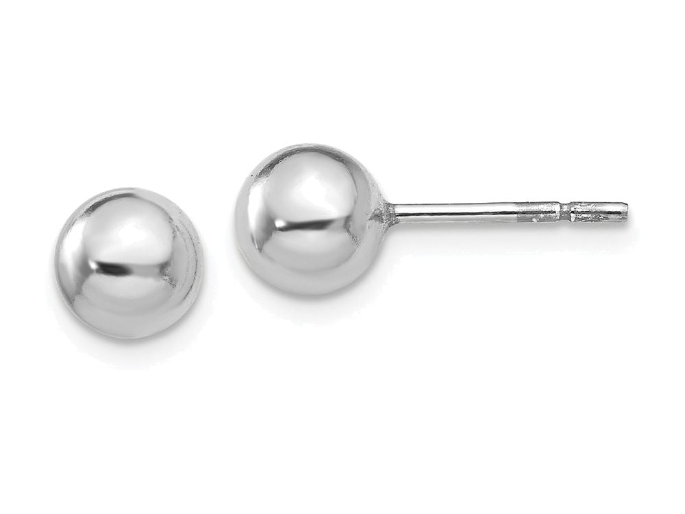 FJC Finejewelers Sterling Silver Polished Ball Post Earrings