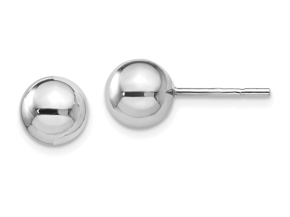 FJC Finejewelers Sterling Silver Polished Ball Post Earrings