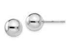 FJC Finejewelers Sterling Silver Polished Ball Post Earrings