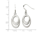 FJC Finejewelers Sterling Silver Polished Shepherd Hook Dangle Earrings