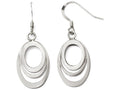 FJC Finejewelers Sterling Silver Polished Shepherd Hook Dangle Earrings