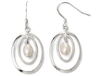FJC Finejewelers Sterling Silver Fw Cultured Pearl Dangle Earrings