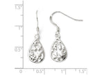 FJC Finejewelers Sterling Silver Polished Shepherd Hook Dangle Earrings