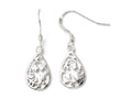 FJC Finejewelers Sterling Silver Polished Shepherd Hook Dangle Earrings