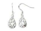FJC Finejewelers Sterling Silver Polished Shepherd Hook Dangle Earrings