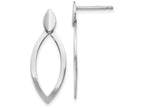 FJC Finejewelers Sterling Silver Polished Post Dangle Earrings
