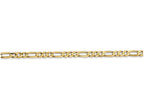 FJC Finejewelers 8 Inch 14k Yellow Gold 3mm Concave Open Figaro Chain Bracelet