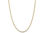 FJC Finejewelers 8 Inch 14k Yellow Gold 3mm Concave Open Figaro Chain Bracelet