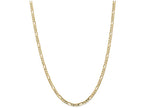 FJC Finejewelers 24 Inch 14k Yellow Gold 4mm Concave Open Figaro Chain Necklace