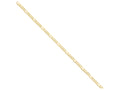 FJC Finejewelers 7 Inch 14k Yellow Gold 4mm Concave Open Figaro Chain Bracelet