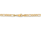 FJC Finejewelers 8 Inch 14k Yellow Gold 4mm Concave Open Figaro Chain Bracelet
