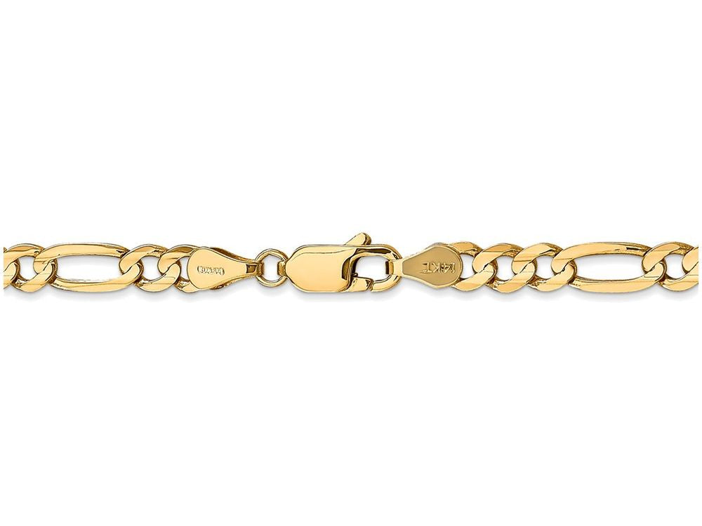 FJC Finejewelers 22 Inch 14k Yellow Gold 4.5mm Concave Open Figaro Chain Necklace