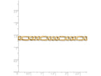 FJC Finejewelers 8 Inch 14k Yellow Gold 4.5mm Concave Open Figaro Chain Bracelet
