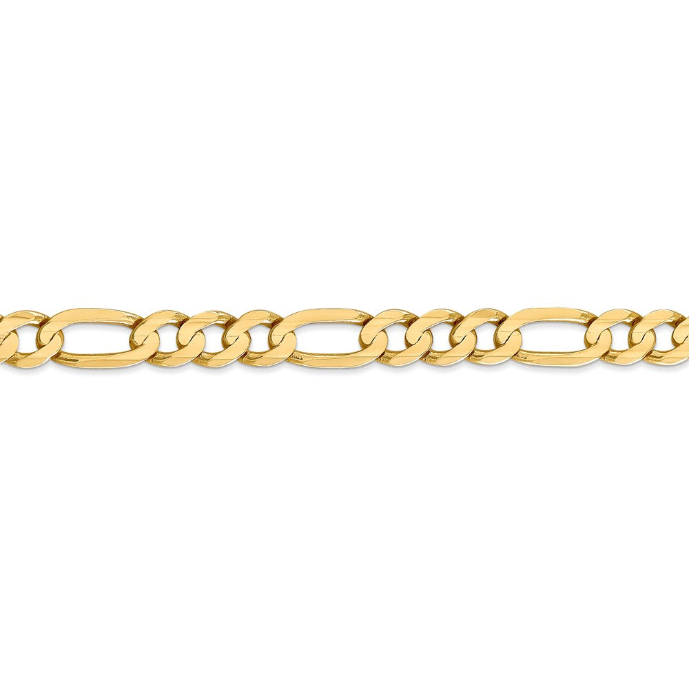 FJC Finejewelers 22 Inch 14k 6.75mm Concave Open Figaro Chain Necklace