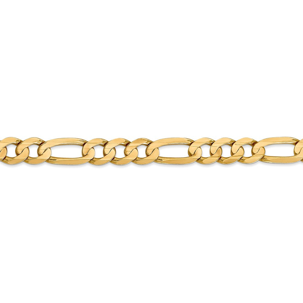 FJC Finejewelers 18 Inch 14k 7.5mm Concave Open Figaro Chain Necklace