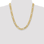 FJC Finejewelers 22 Inch 14k 8.75mm Concave Open Figaro Link Chain Necklace