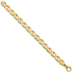 FJC Finejewelers 8 Inch 14k 11mm Hand-polished Anchor Link Chain Bracelet