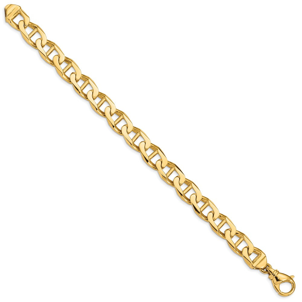 FJC Finejewelers 8 Inch 14k 11mm Hand-polished Anchor Link Chain Bracelet